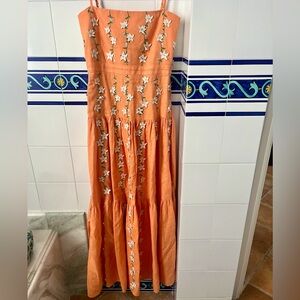 Agua by Agua Bendita Orange Dress